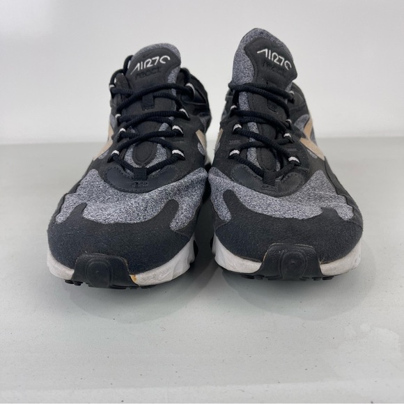 Nike Air Max 270 React Low Top Sneakers Black Grey Women's Size 7.5 AT6174-001 - Picture 5 of 9